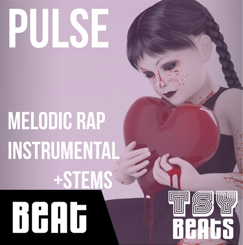 PULSE - Melodic RAP Instrumental / Hip Hop BEAT (Beat + STEMS)