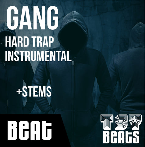 GANG - HARD TRAP Instrumental / Hip Hop BEAT (Beat + STEMS)