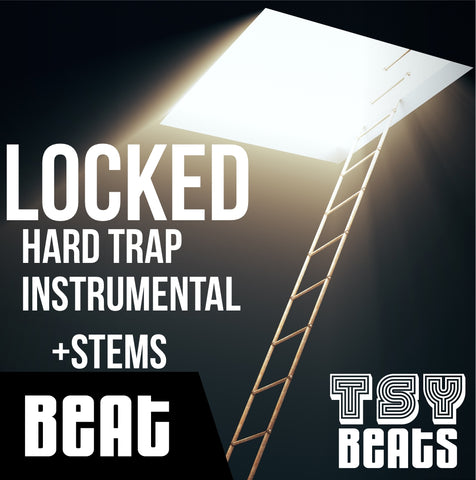 LOCKED - HARD TRAP Instrumental / Hip Hop BEAT (Beat + STEMS)