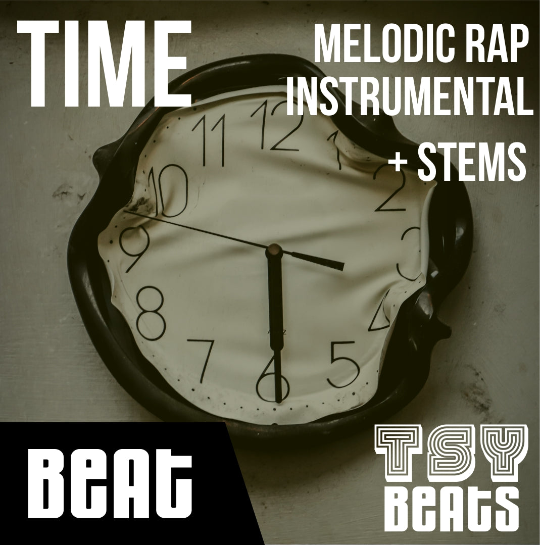 TIME - Melodic Rap Instrumental / Hip Hop BEAT (Beat + STEMS)