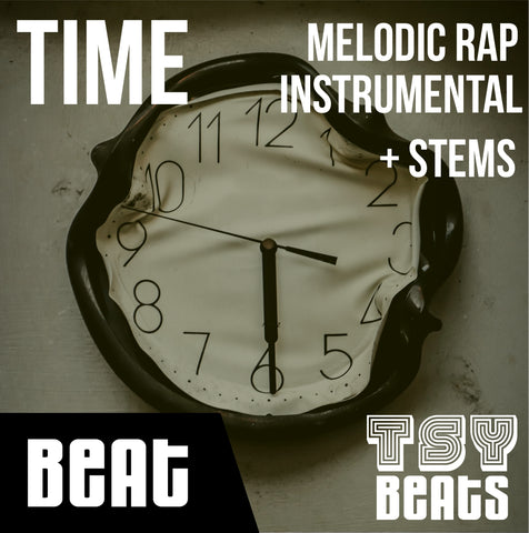 TIME - Melodic Rap Instrumental / Hip Hop BEAT (Beat + STEMS)