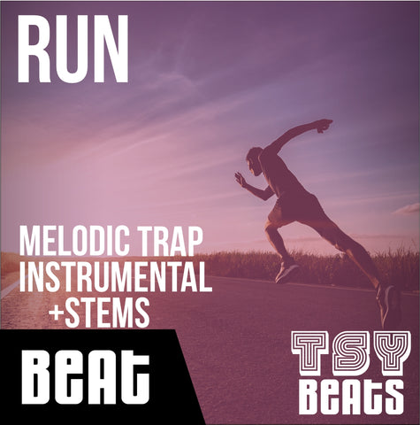 RUN - Melodic Trap Instrumental / Hip Hop BEAT (Beat + STEMS)