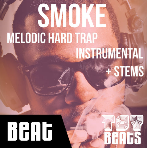 SMOKE - Melodic TRAP Instrumental / Hip Hop BEAT (Beat + STEMS)