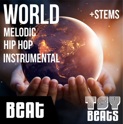 WORLD - Melodic Rap Instrumental / Hip Hop BEAT (Beat +STEMS)
