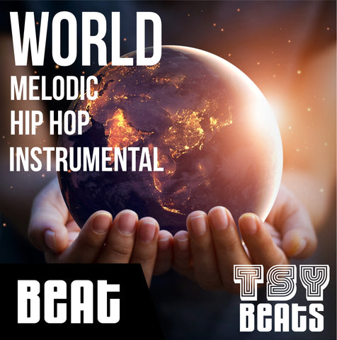 WORLD - Melodic Rap Instrumental / Hip Hop BEAT (Beat only)