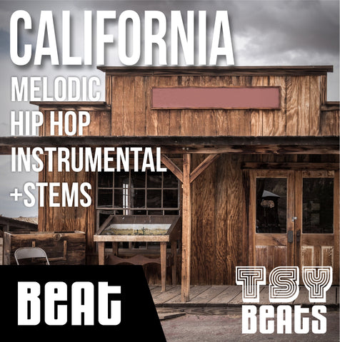 CALIFORNIA - Melodic Rap Instrumental / Hip Hop BEAT (Beat +STEMS)