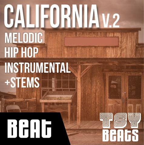 CALIFORNIA V.2 - Melodic Rap Instrumental / Hip Hop BEAT (Beat +STEMS)