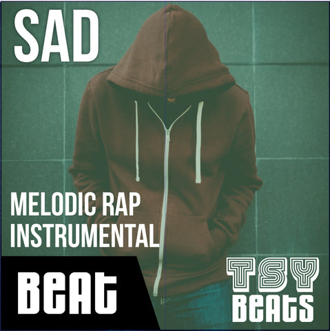 SAD - Melodic RAP Instrumental / Hip Hop BEAT (Beat only)