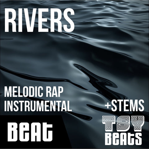 RIVERS - Melodic RAP Instrumental / Hip Hop BEAT (Beat + STEMS)